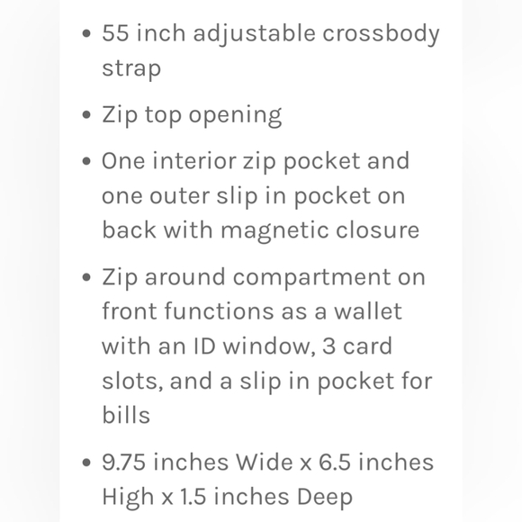 Vera Bradley Little Hipster in Heather EUC! - Picture 7 of 7